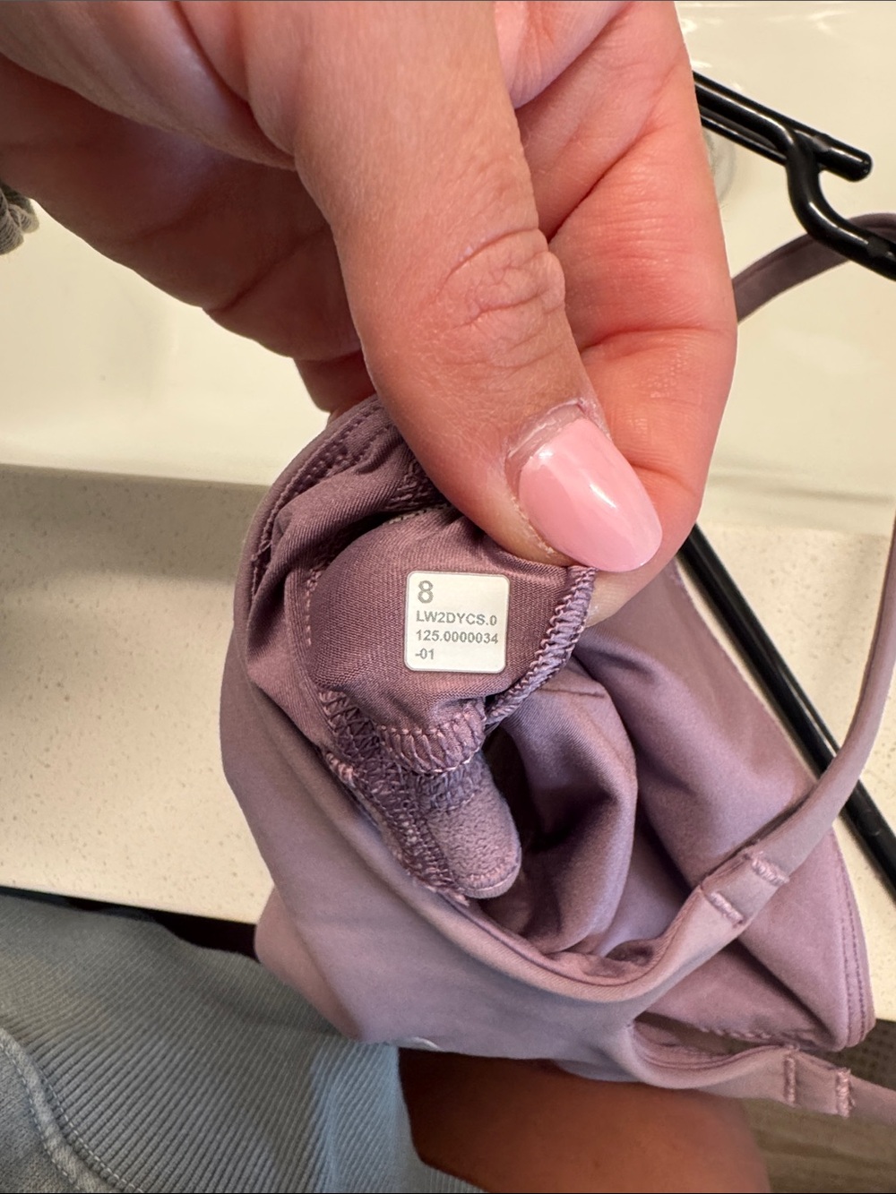 lululemon athletica wunder train bra violet verbena - Picture 3 of 3